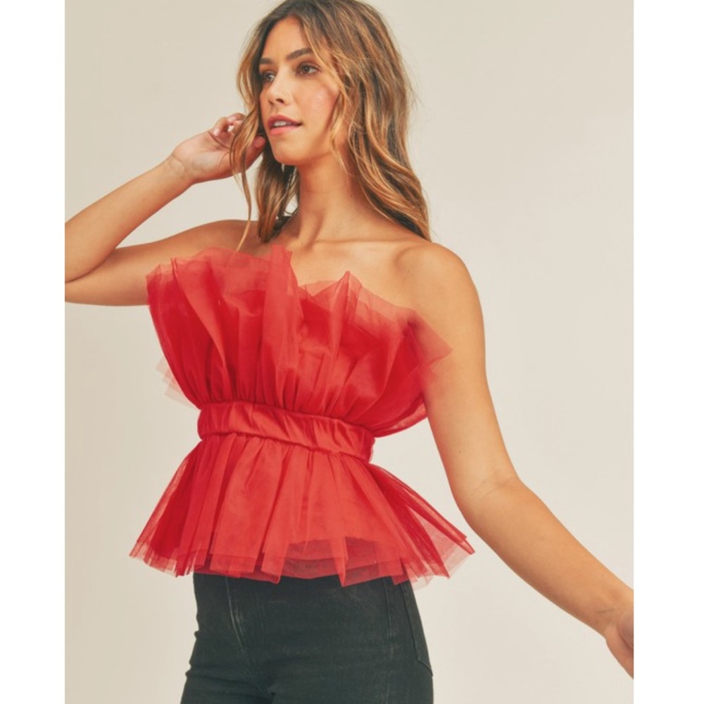 Gorgeous Organza Tulle Top